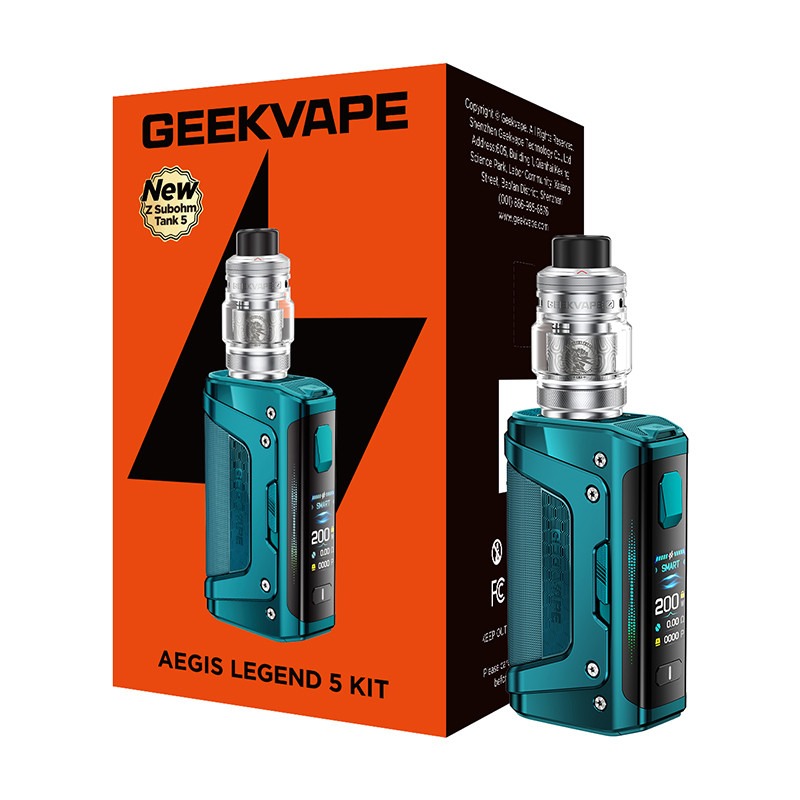 Kit AEGIS Legend 5 avec Z-Sub Ohm 5 GeekVape