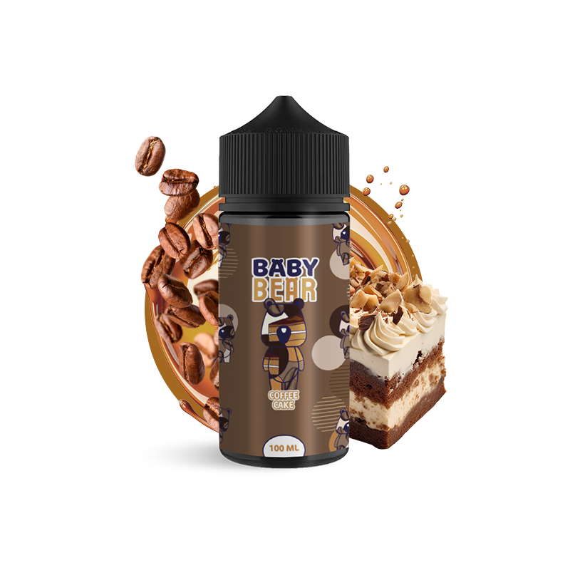 Coffee Cake 100ml 0mg - Baby Bear